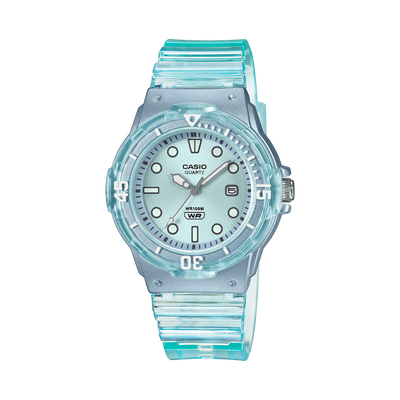 Casio Ana Transparent Resin Band Watch LRW200HS-2E