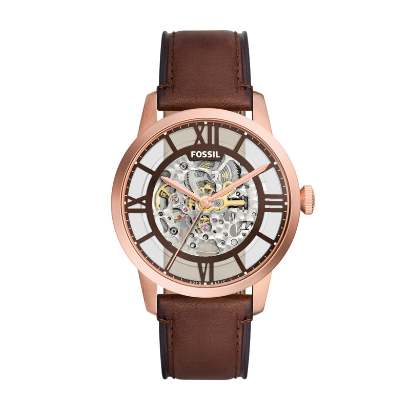 Fossil Townsman Mechanical Brown Leather Band ME3259