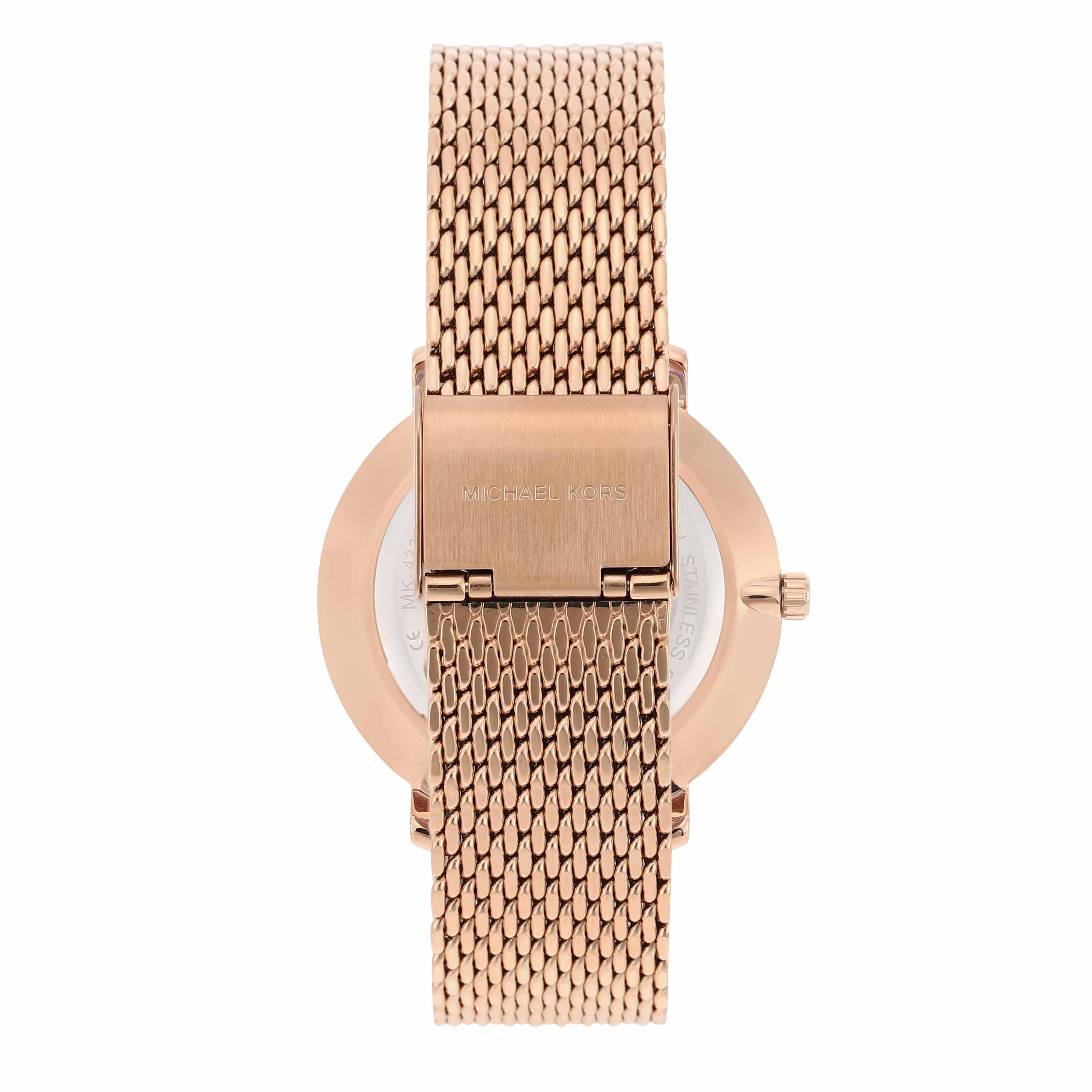 Michael Kors Pyper Rose Gold Stainless Steel Watch MK4340