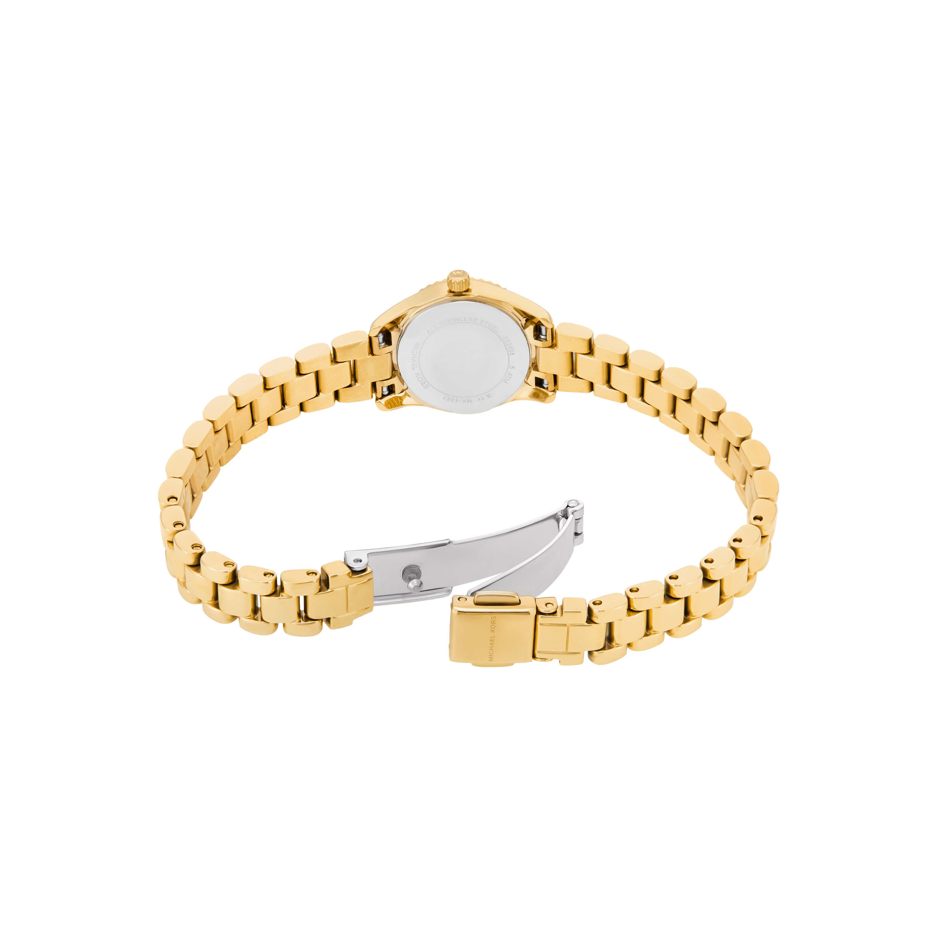 Michael Kors Lexington Gold Dial Stainless Steel Watch MK4862