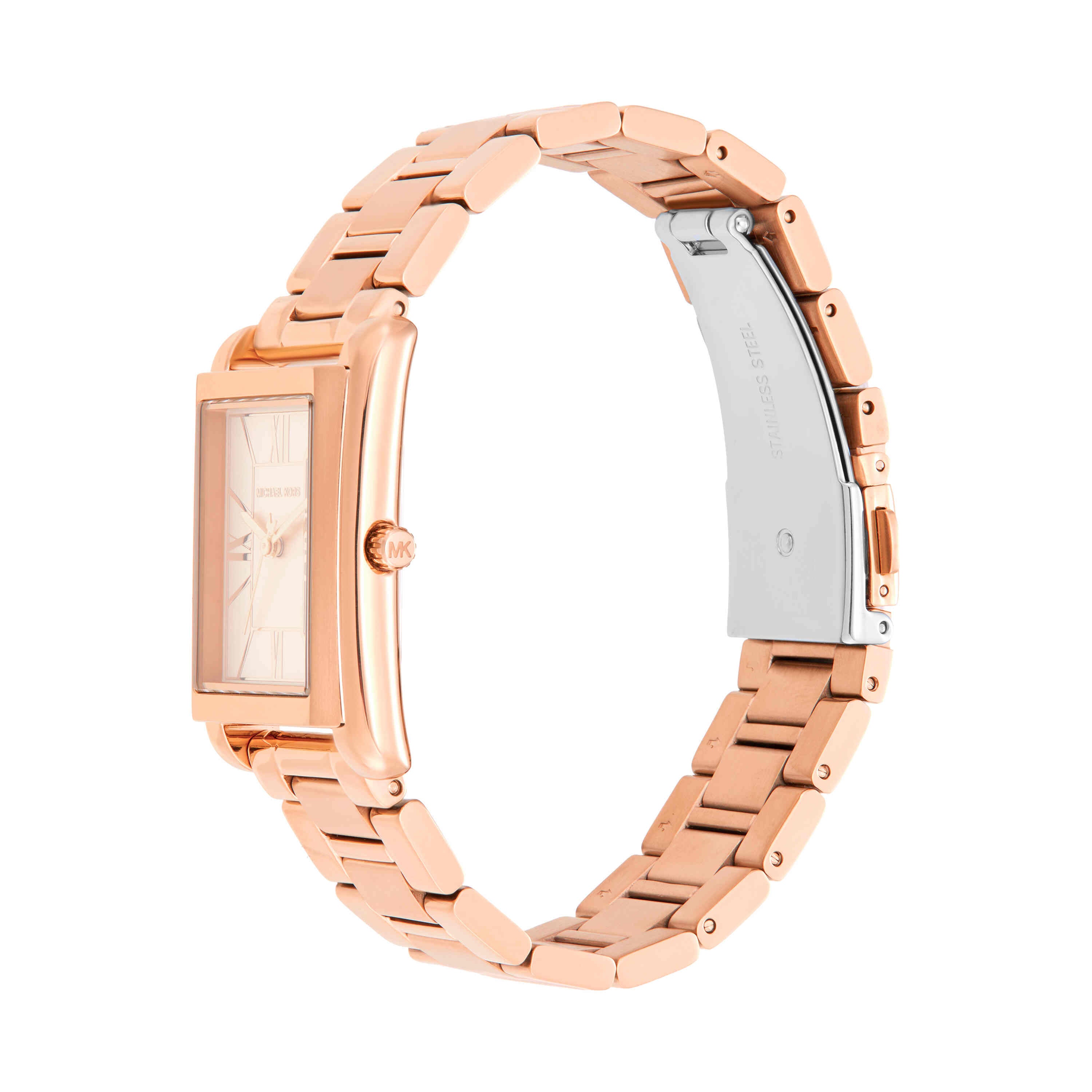 Michael Kors Essex Rose Gold Dial Stainless Steel Watch MK4905