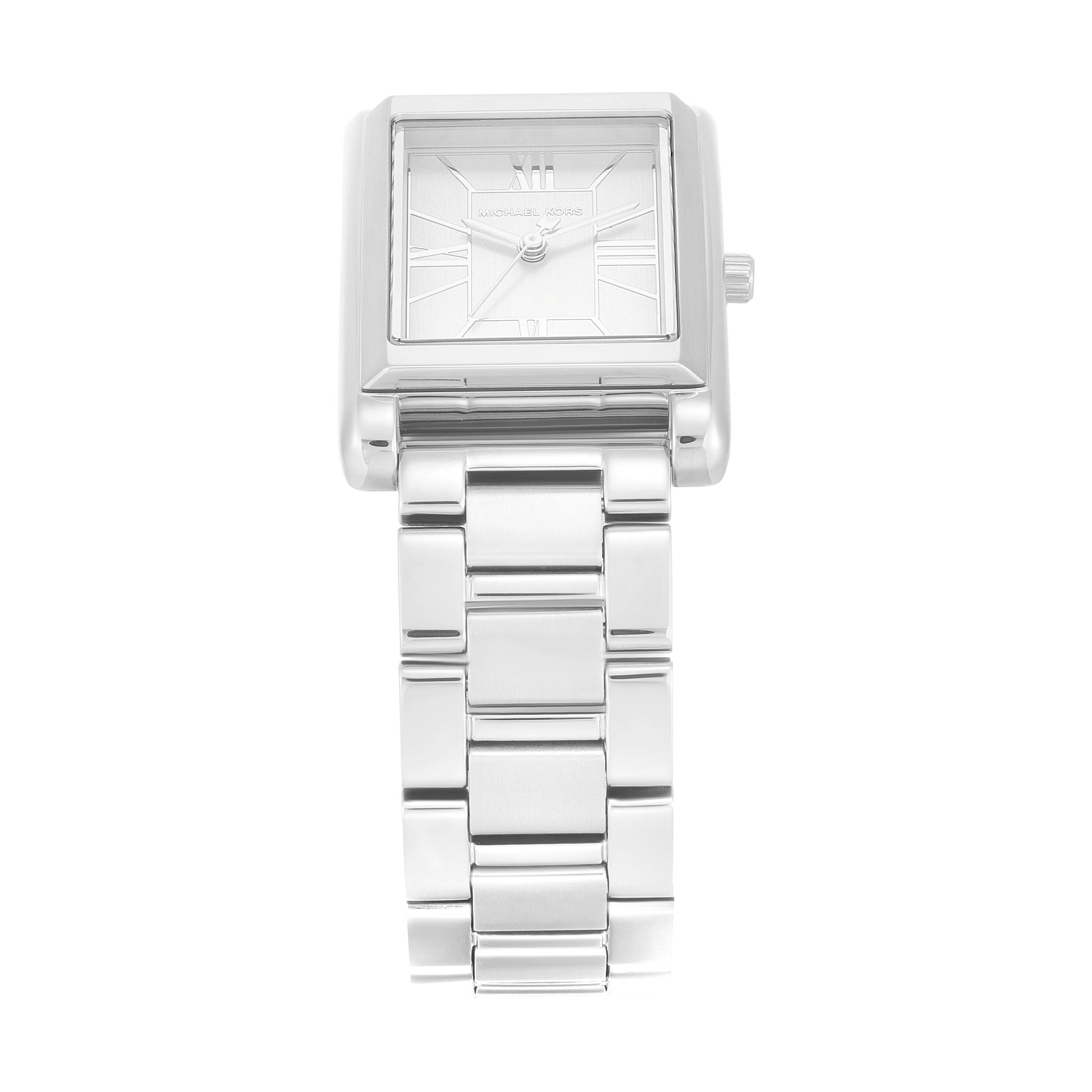 Michael Kors Essex Silver Dial Stainless Steel Watch MK4906