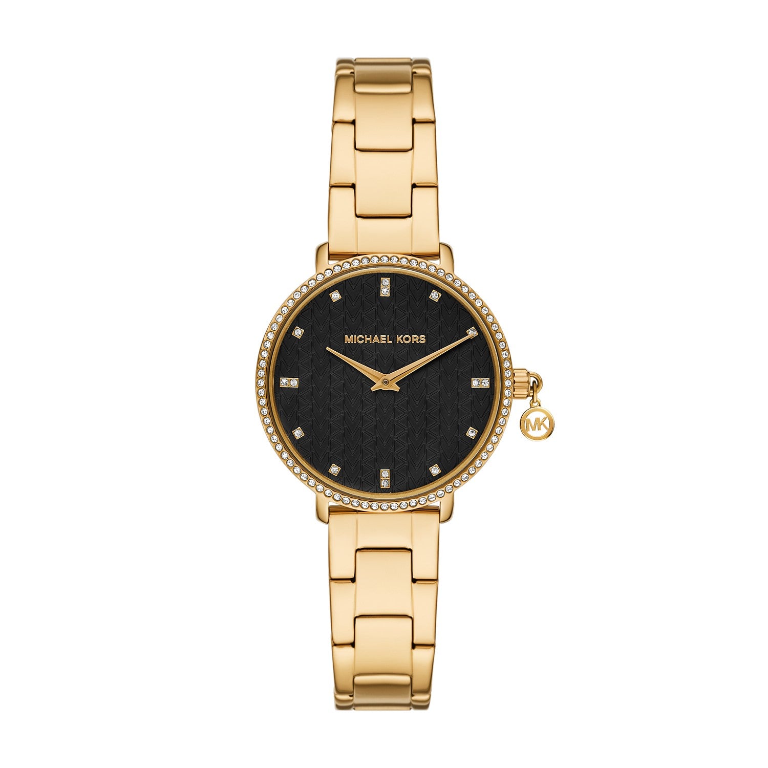 Michael Kors Pyper Gold-Tone Black Women's Watch MK7616