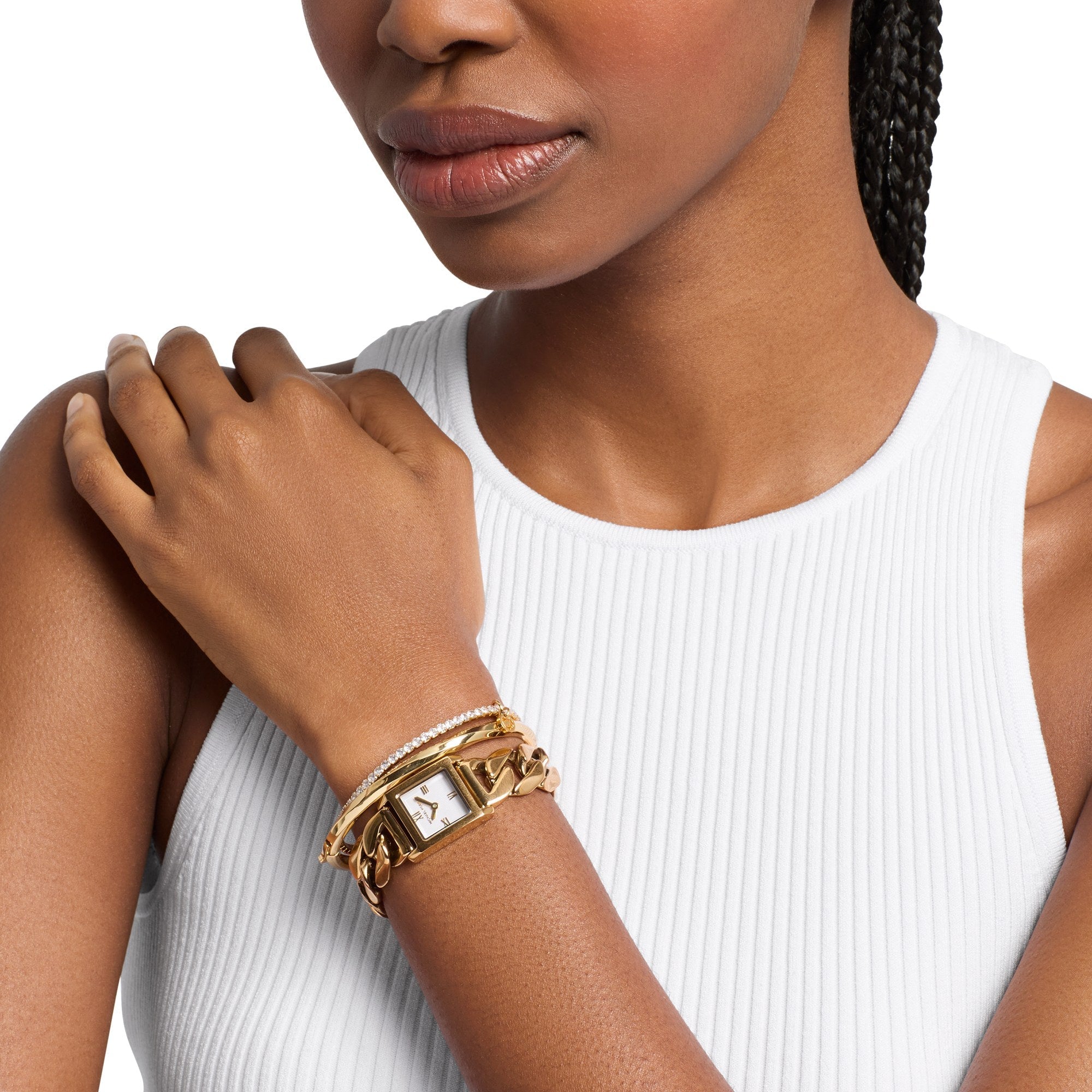 Michael Kors women's watch, white dial (view 7)