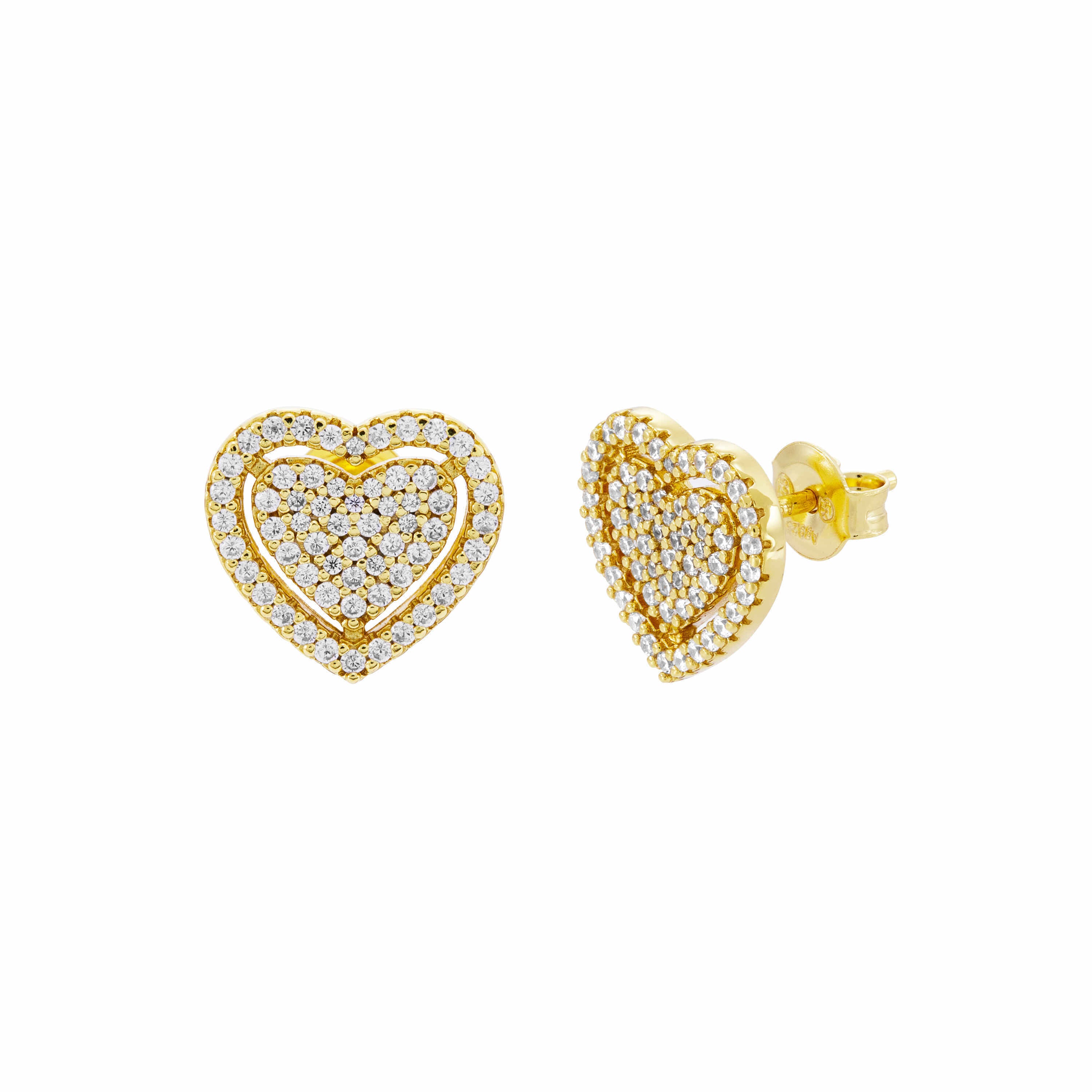 Michael Kors Premium Gold Jewellery Necklace and Earing Set MKC1756CZSET