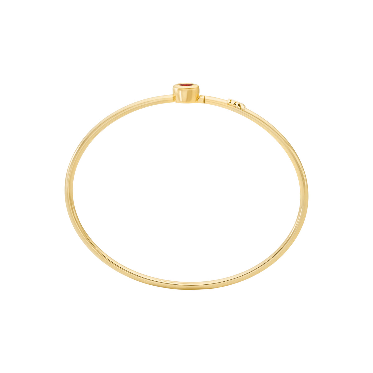 Michael Kors Solitaire Bangle Gold MKJ8695710 angled view