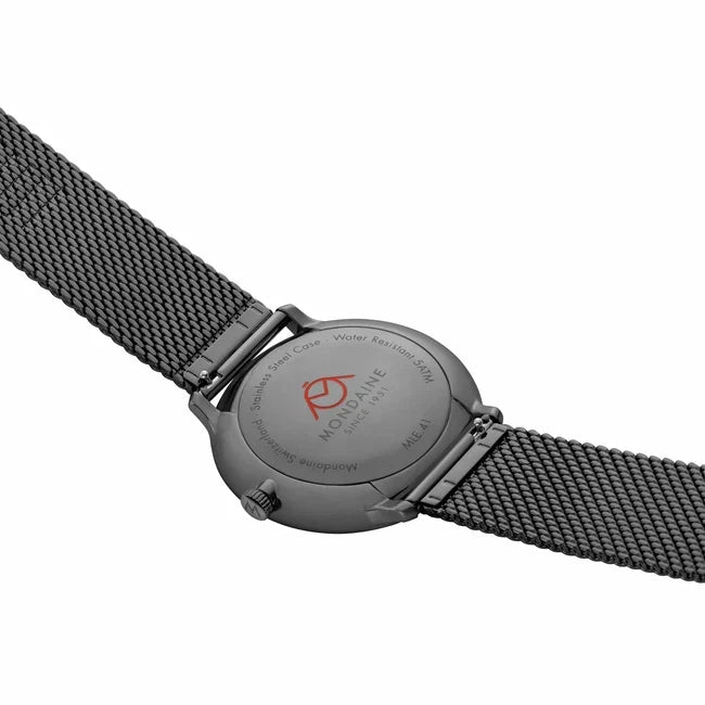 Mondaine Doppio Solar Skeleton Stainless Steel 41mm Watch MLE.41921.SM