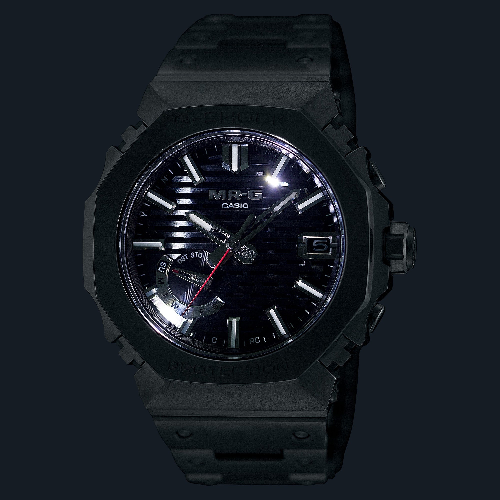 G-Shock MR-G Black Dial Silver Stainless Steel Watch MRGB2100D-1A
