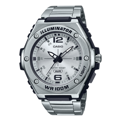 Casio Analog Stainless Steel Band Watch MWA100HD-7A