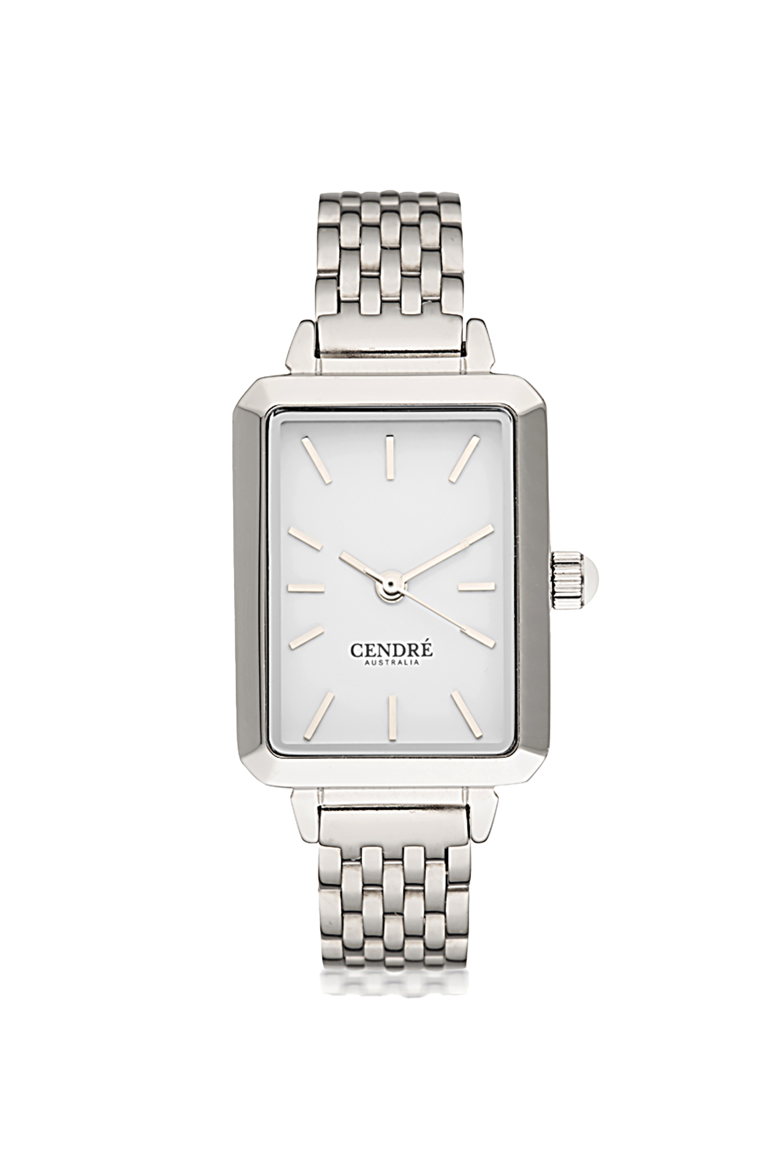 Cendré Mason Silver Dial Silver Women's Watch — front