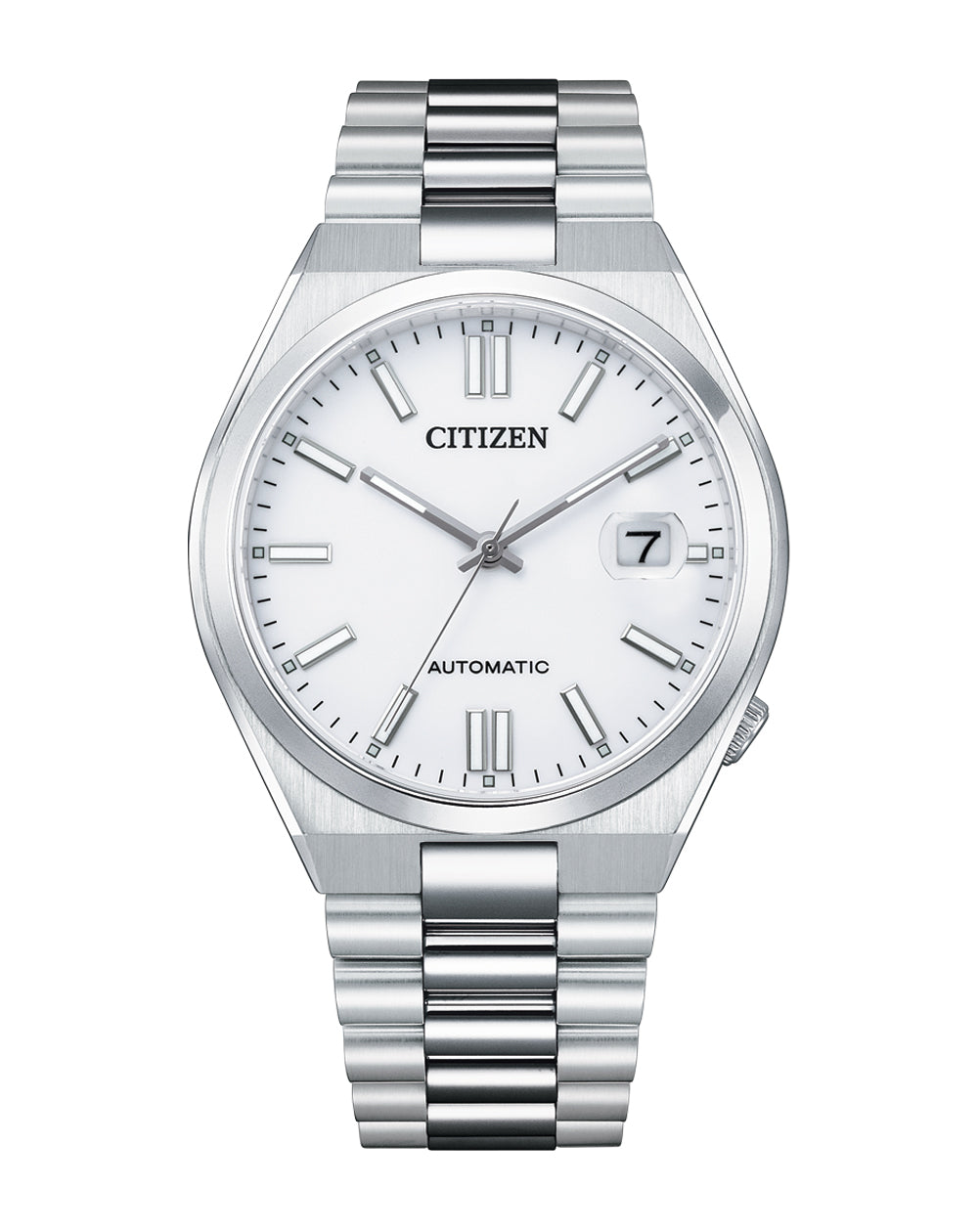 Citizen Tsuyosa Automatic Silver Stainless Steel White Dial Watch NJ0150-81A