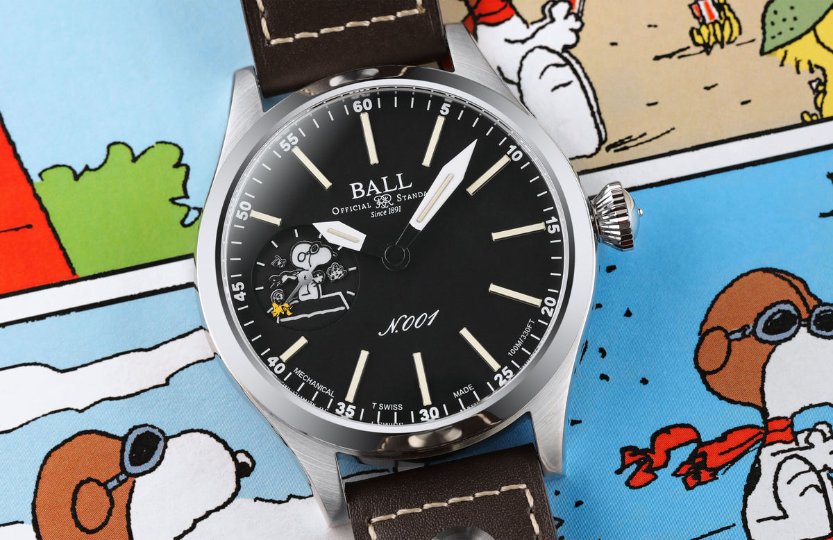 Ball Engineer Master II Snoopy Flying Ace Leather NM2638C-L2J-BK