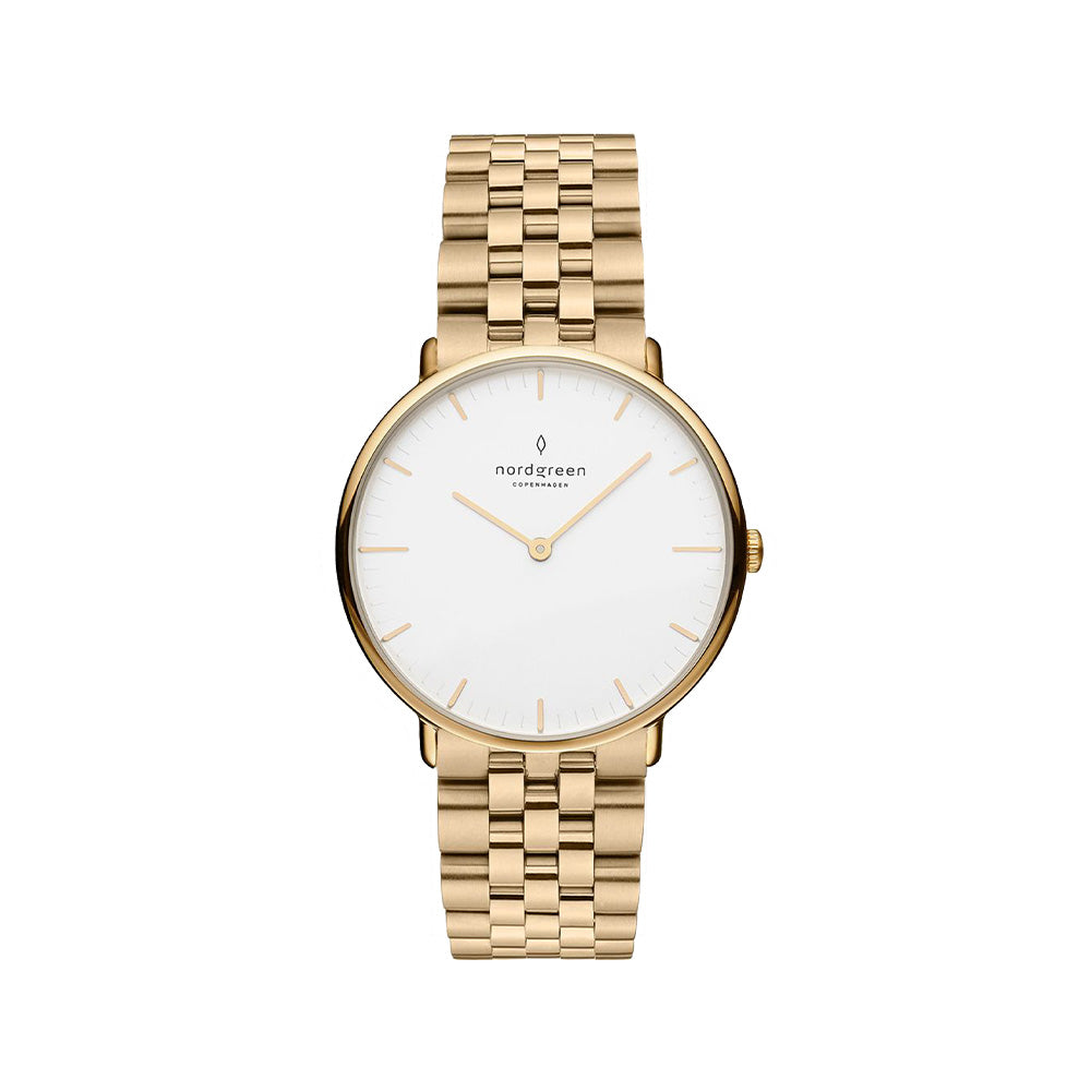 Nordgreen Women's Native 32mm 5 Link Gold Watch