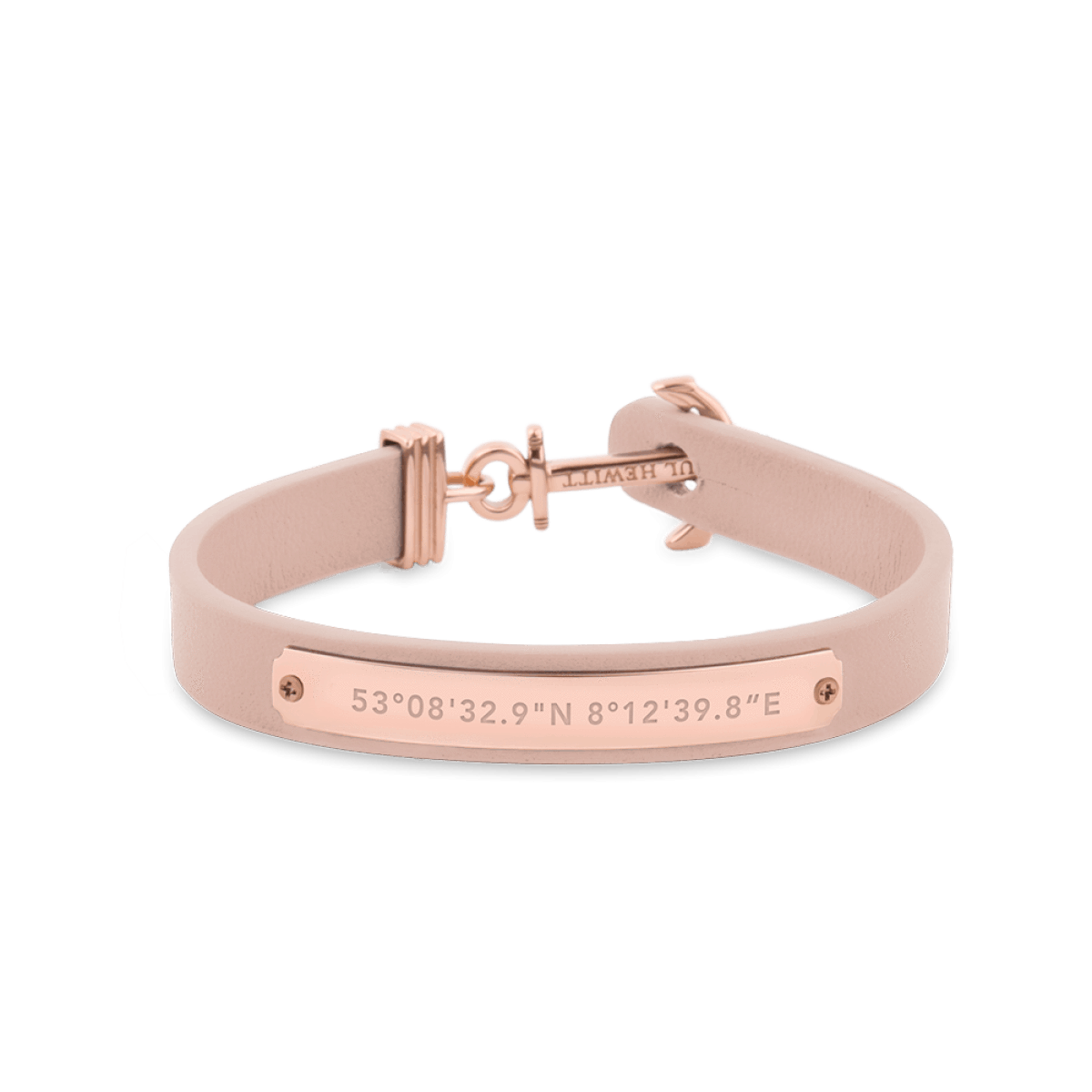 Paul Hewitt Signum Female Coordinates Rose Gold / Nude Bracelet - M