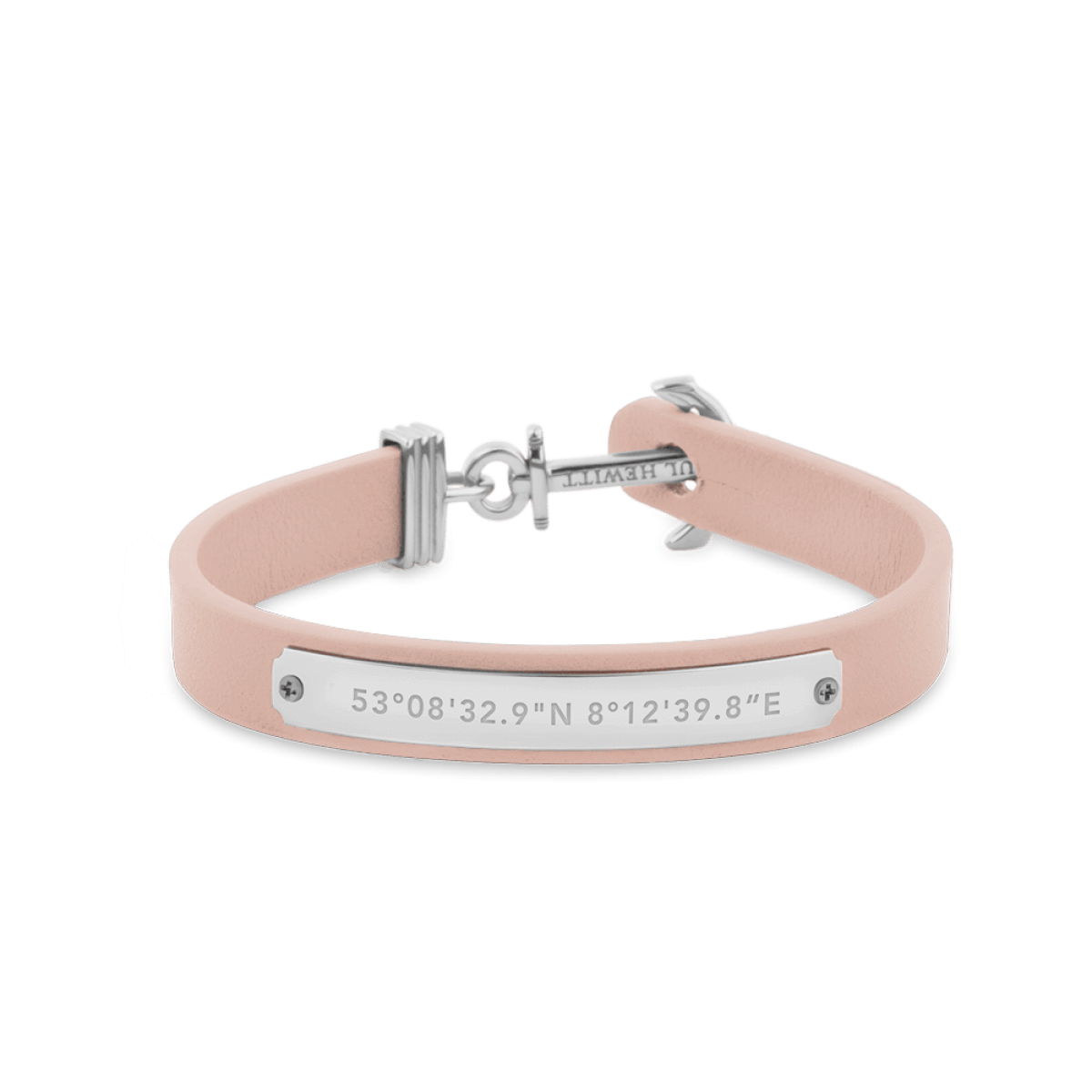 Paul Hewitt Signum Female Coordinates Silver / Nude Bracelet - S