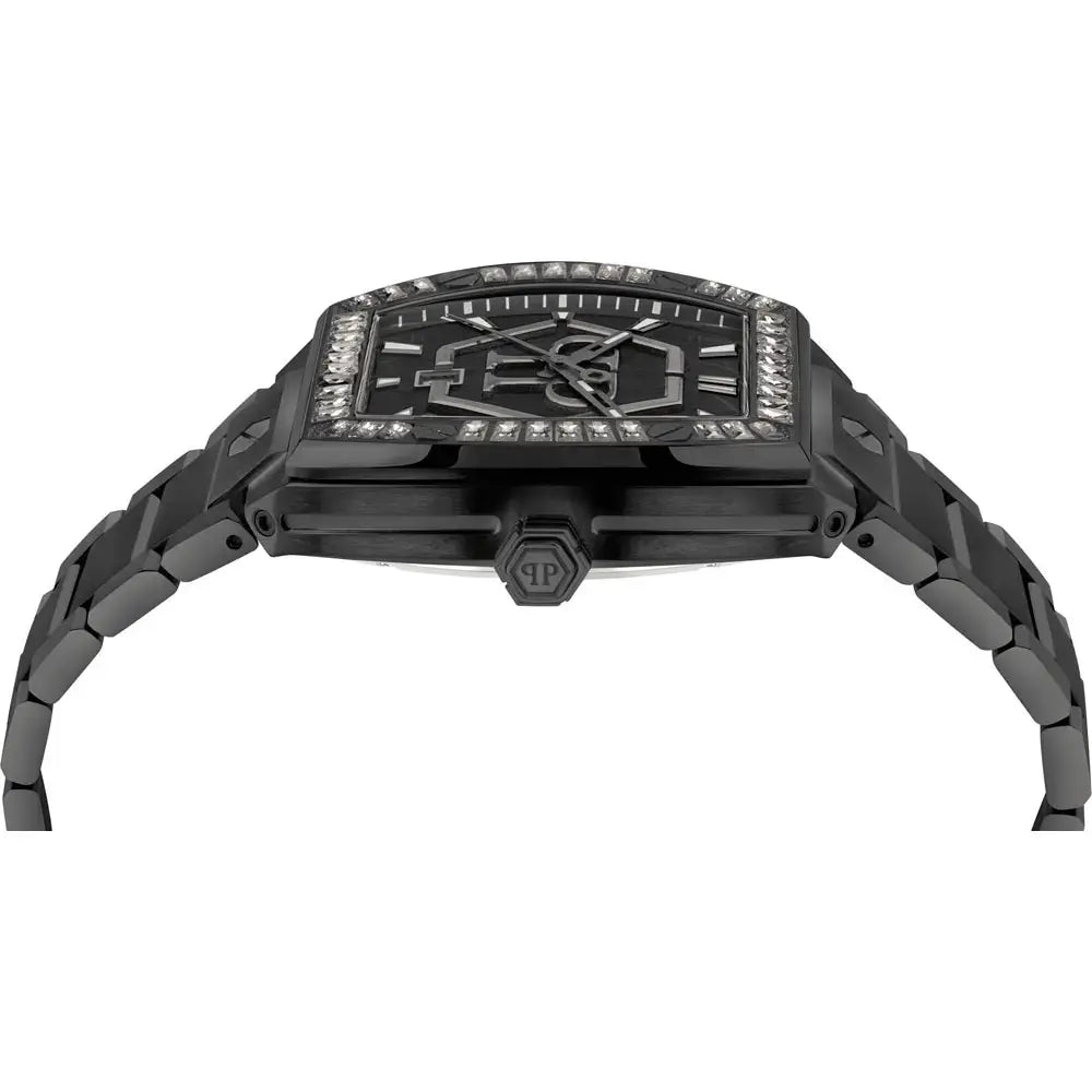Philipp Plein Hexagon Phantom Black Stainless Steel Watch PWPUA1125