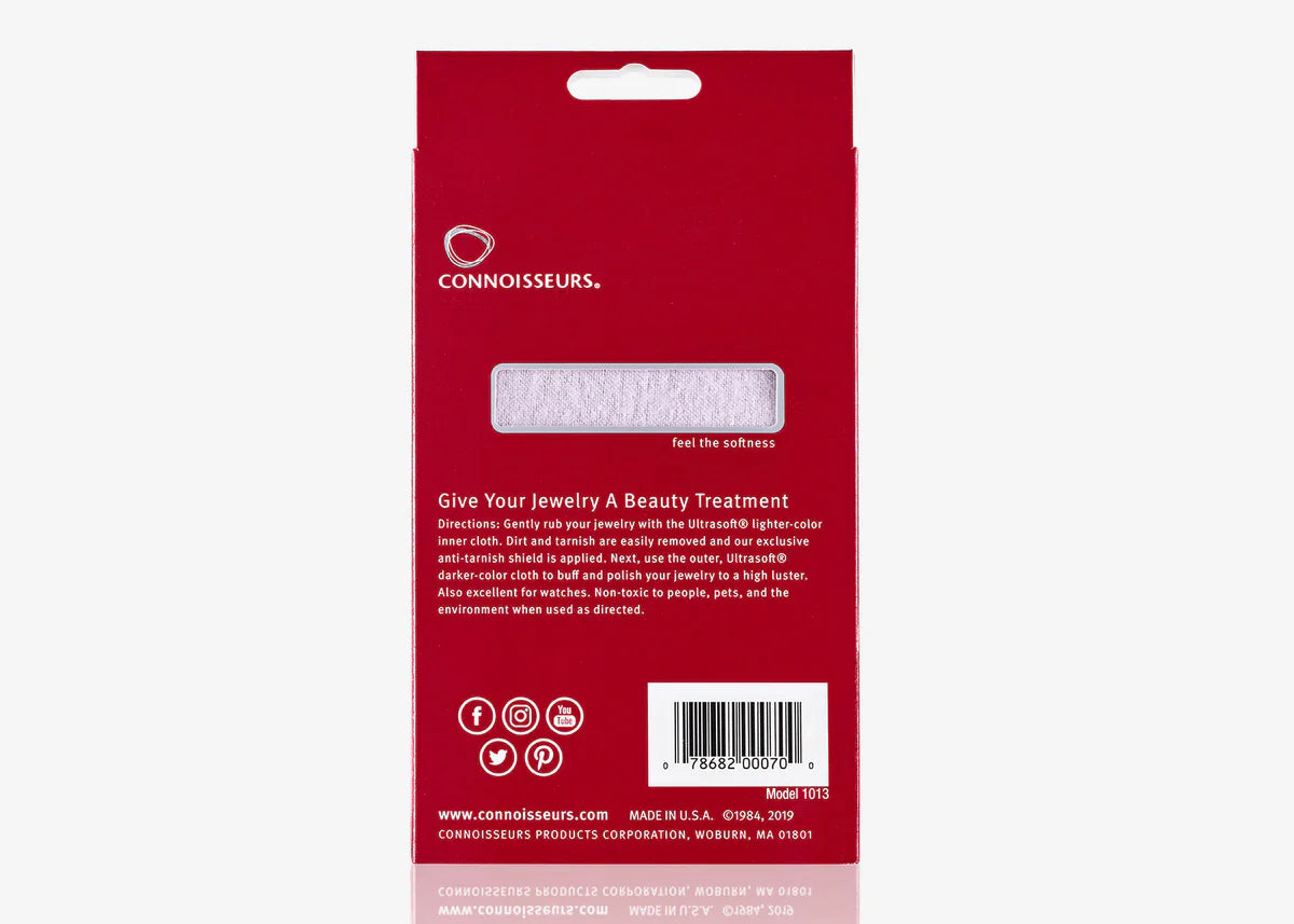 Connoisseurs Extra Large UltraSoftÂ® Silver Jewellery Polishing Cloth
