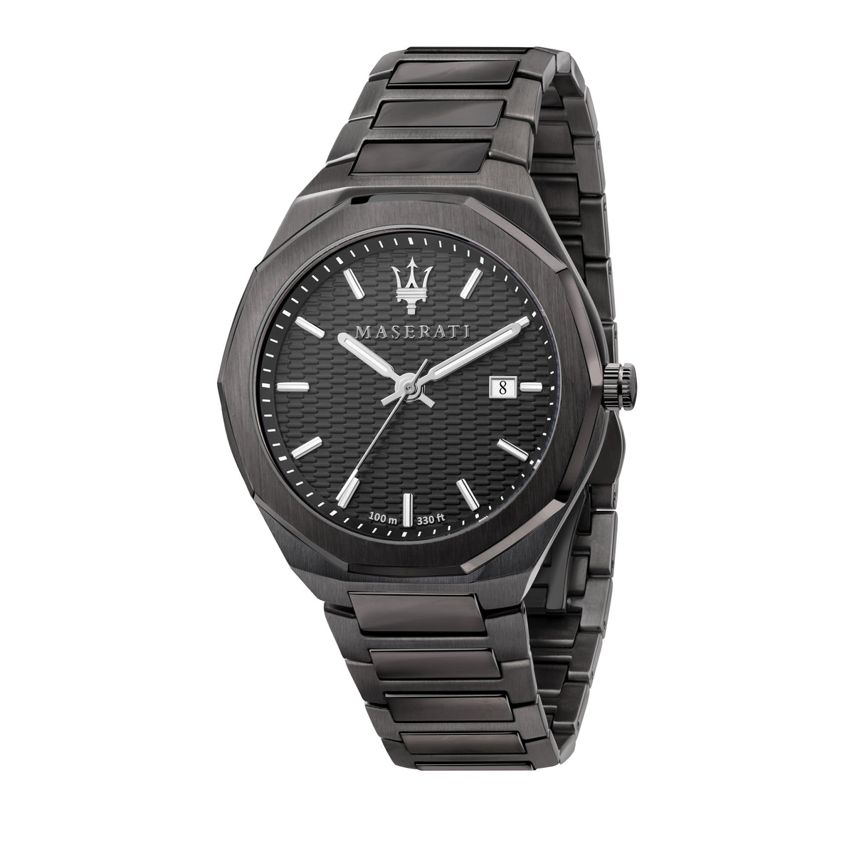 Maserati Stile Gun Metal Chronograph