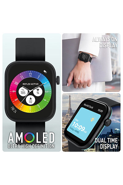 Reflex Active Series 40 AMOLED Charcoal Aluminum Smart Watch