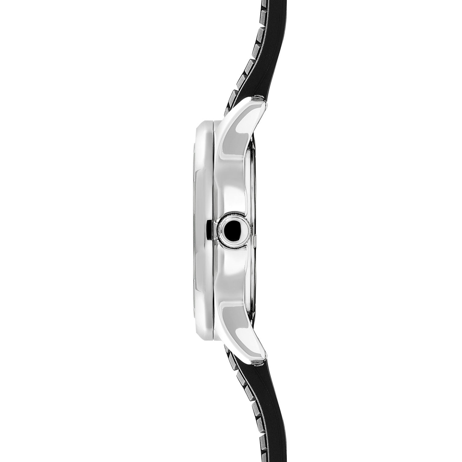 Sekonda Octaire Mens Black Dial 40mm Watch With Rubber Strap