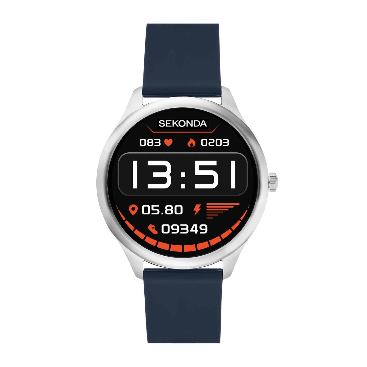 Sekonda Active X LCD Display 43mm Unisex Watch Blue SK30292