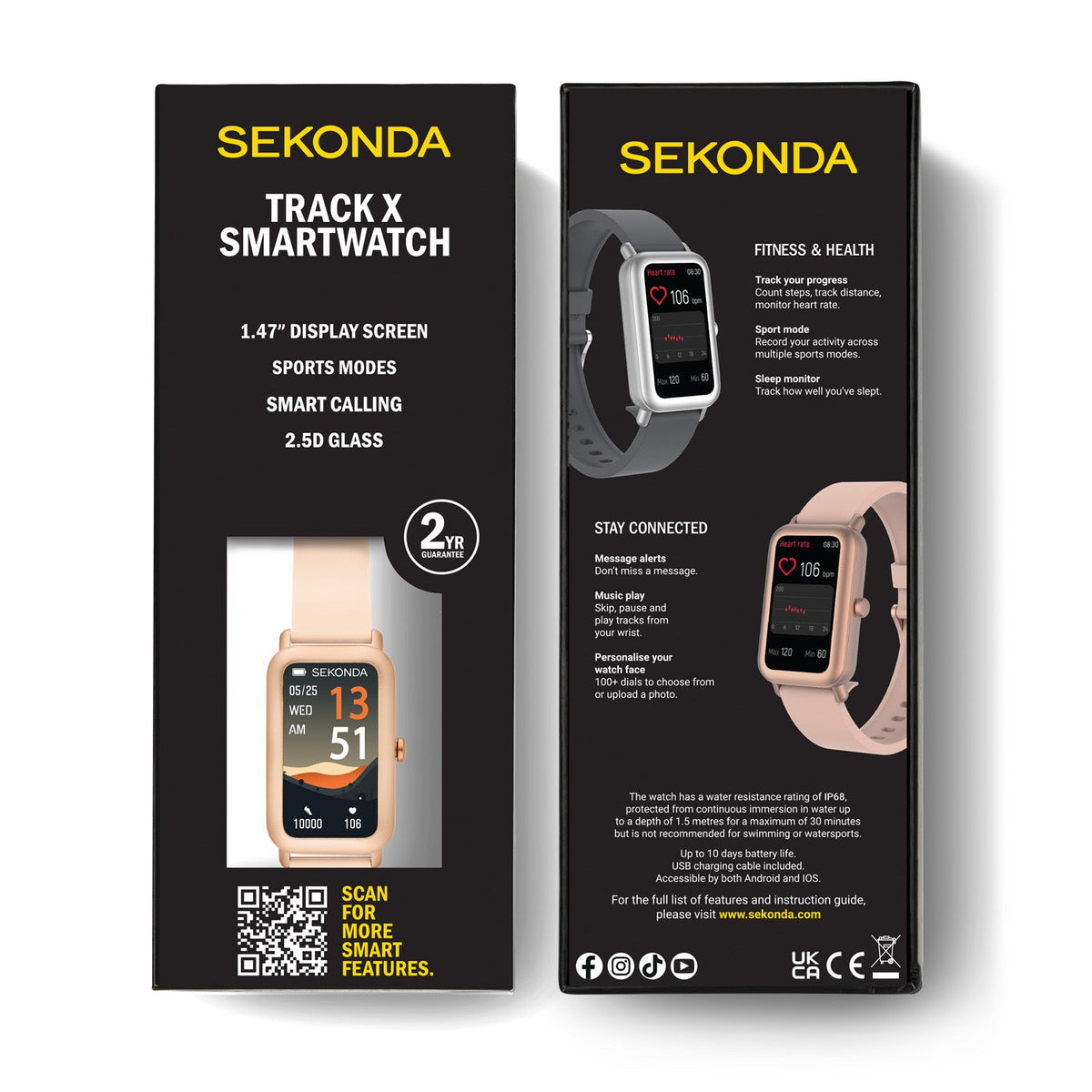 Sekonda Track X LCD Display 26mm Unisex Watch Pink SK30295