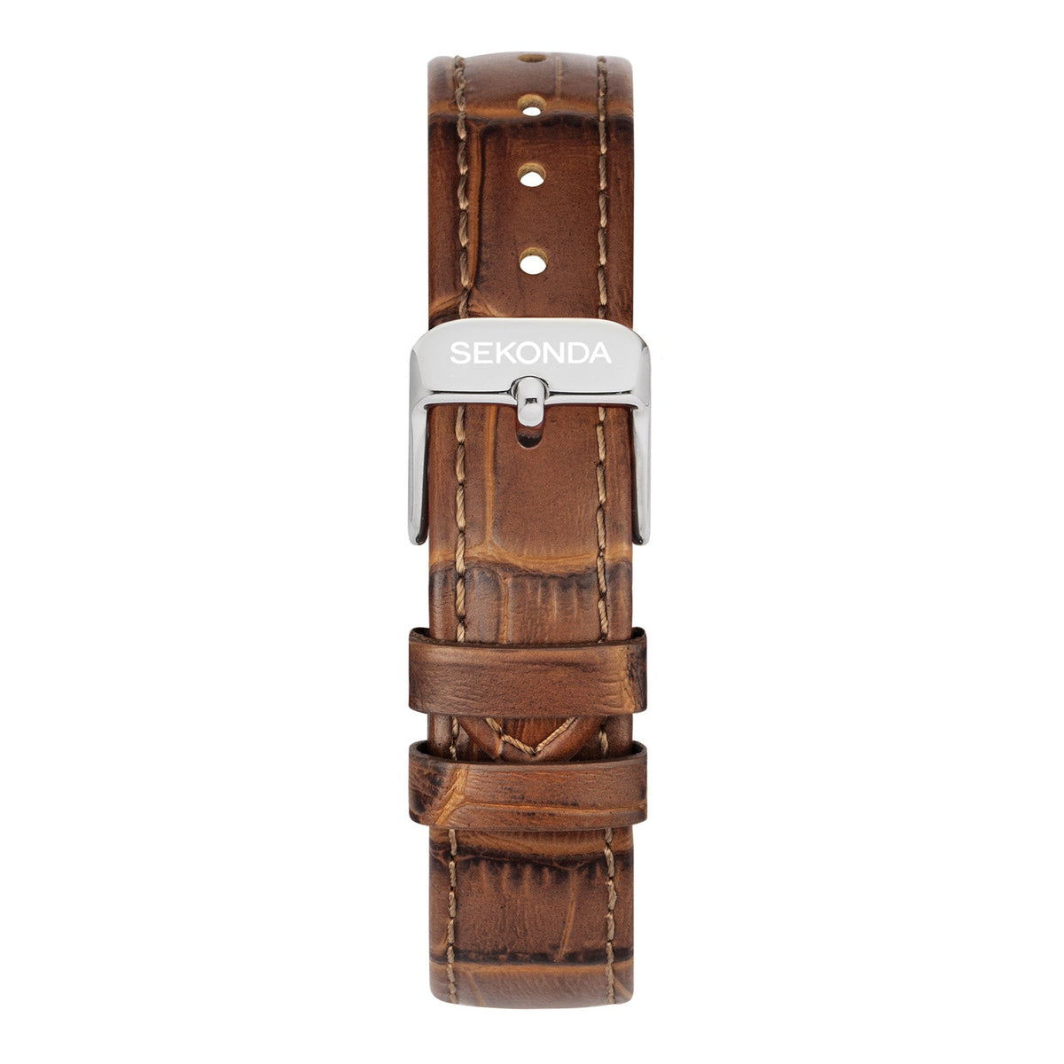 Sekonda Colette White Dial 22mm Womens Watch Brown SK40736