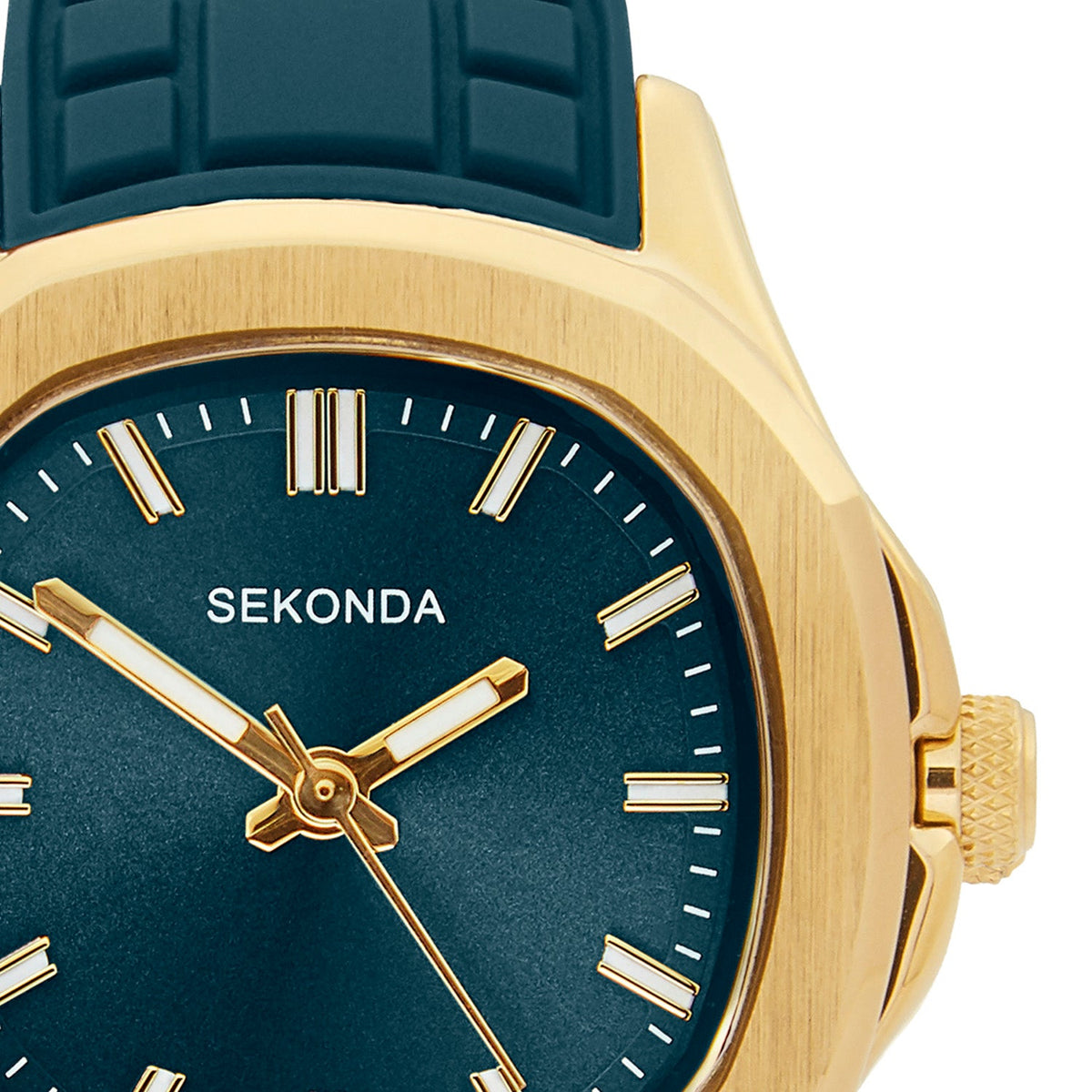 Sekonda Octaire Teal Dial Teal Silicone Womens Watch SK40797 view 5