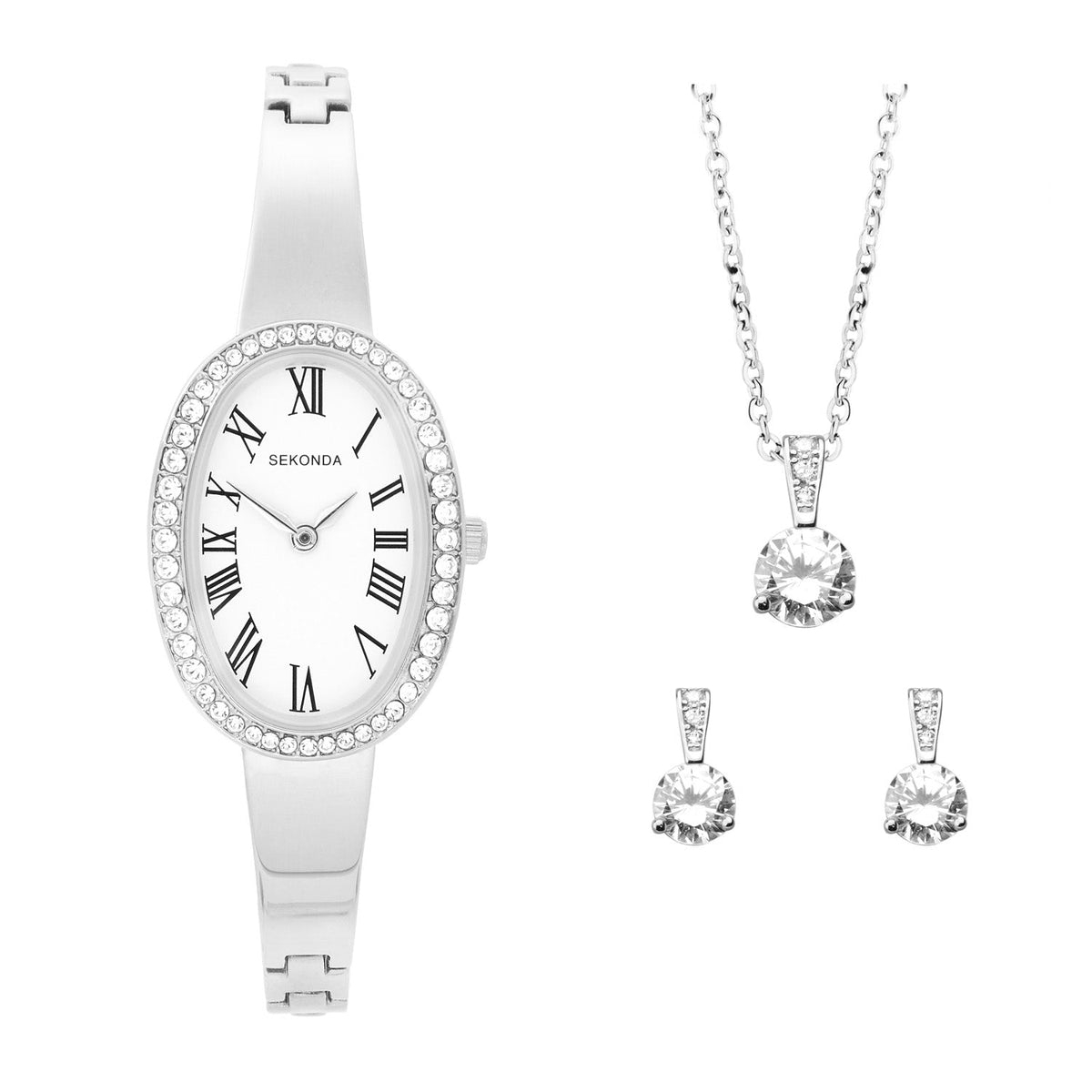 Sekonda Bellamy White Dial Silver Alloy Womens Watch SK49098 view 3