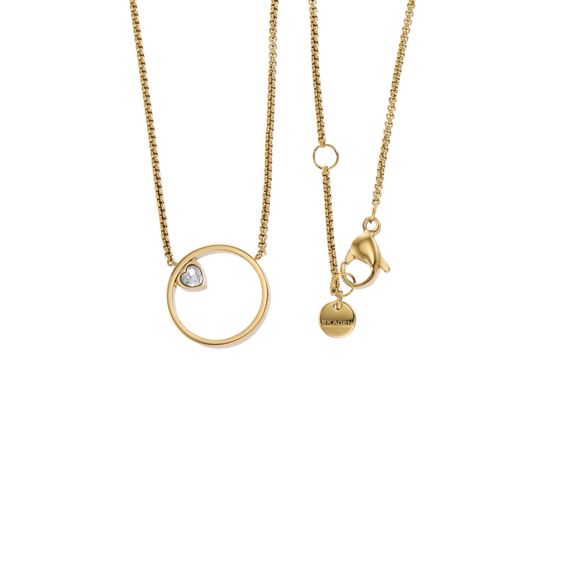 Skagen X Bup Gold Pendant Set SKJB1014SET