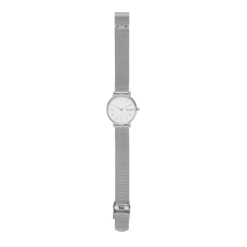 Skagen Signatur Women's White Dial Silver Bracelet Watch - SKW2692