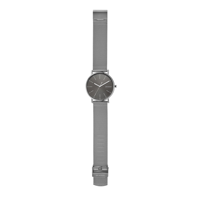 Skagen Signatur Sustainable Gray Steel Mesh Watch SKW6577