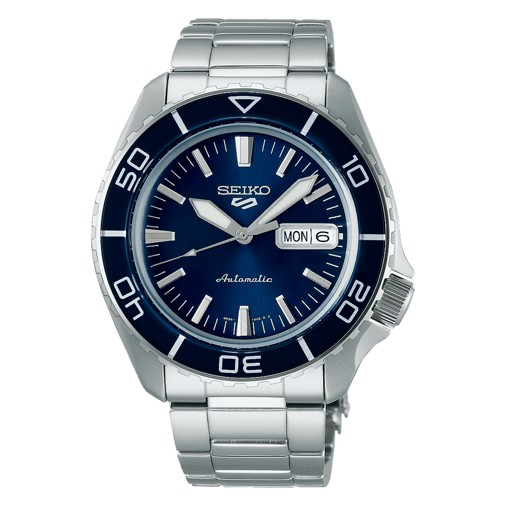 SEIKO-5 Blue Dial Sports Watch from SKX Series SRPK97K