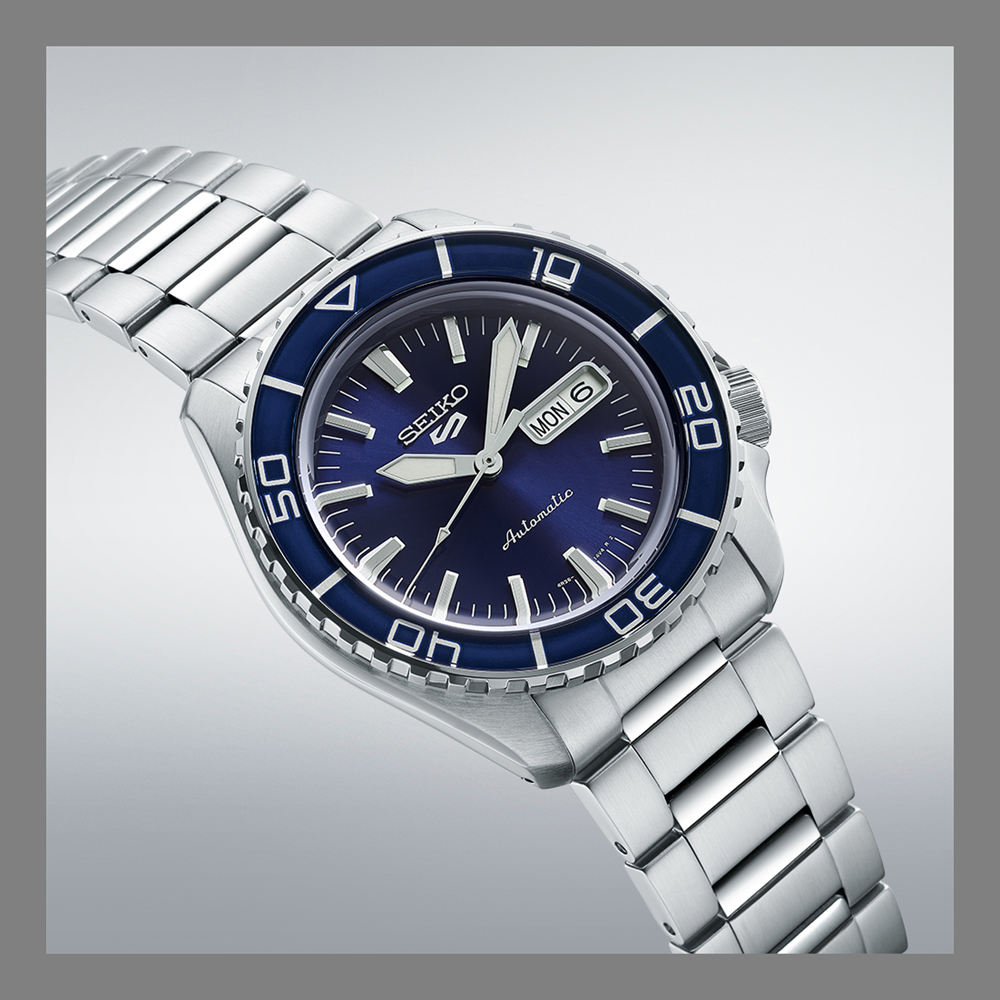 SEIKO-5 Blue Dial Sports Watch from SKX Series SRPK97K