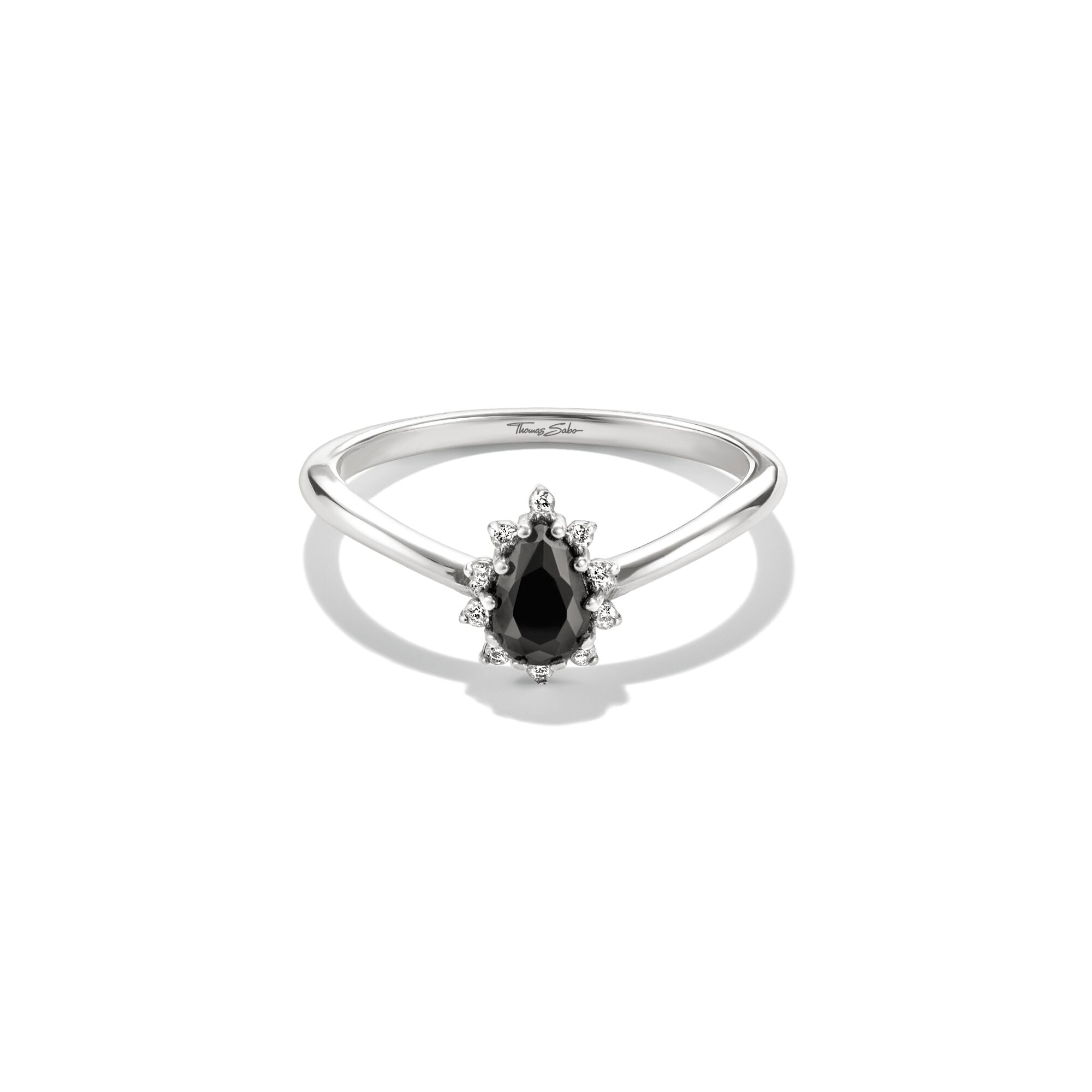 THOMAS SABO Black Drop Zirconia Ring