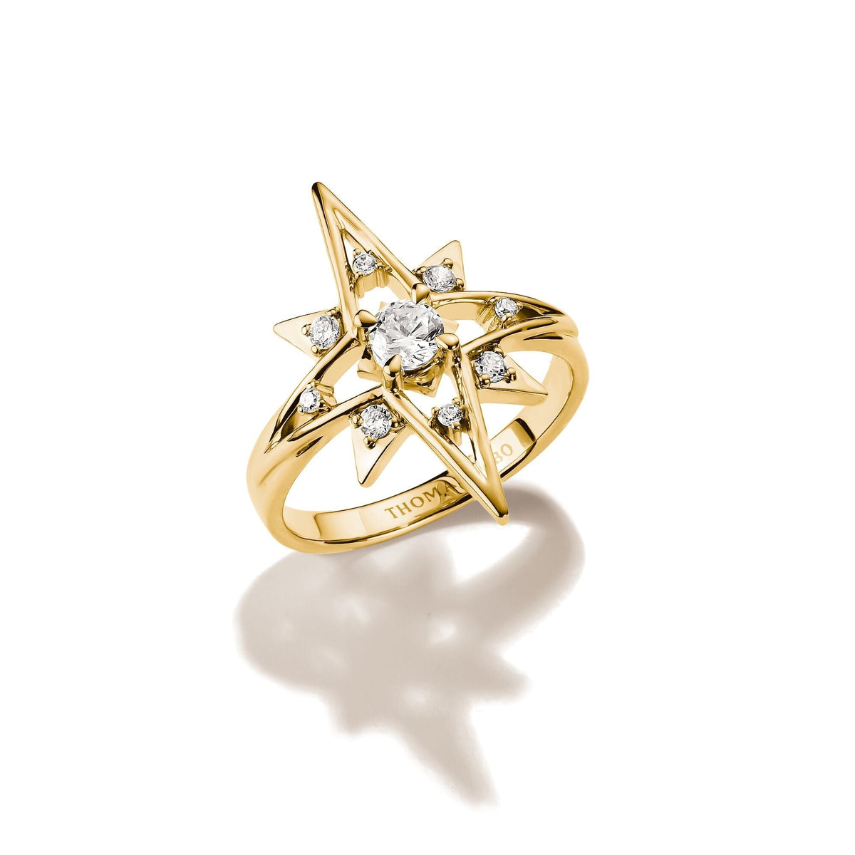 Thomas Sabo Ring star with zirconia TR2550MY52 front packshot