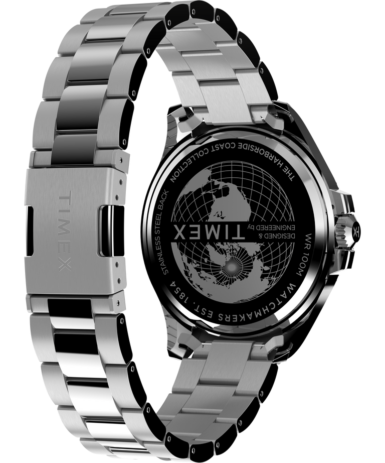Timex Harborside Coast 43mm Stainless Steel Bracelet Watch TW2V91900 Watch Direct