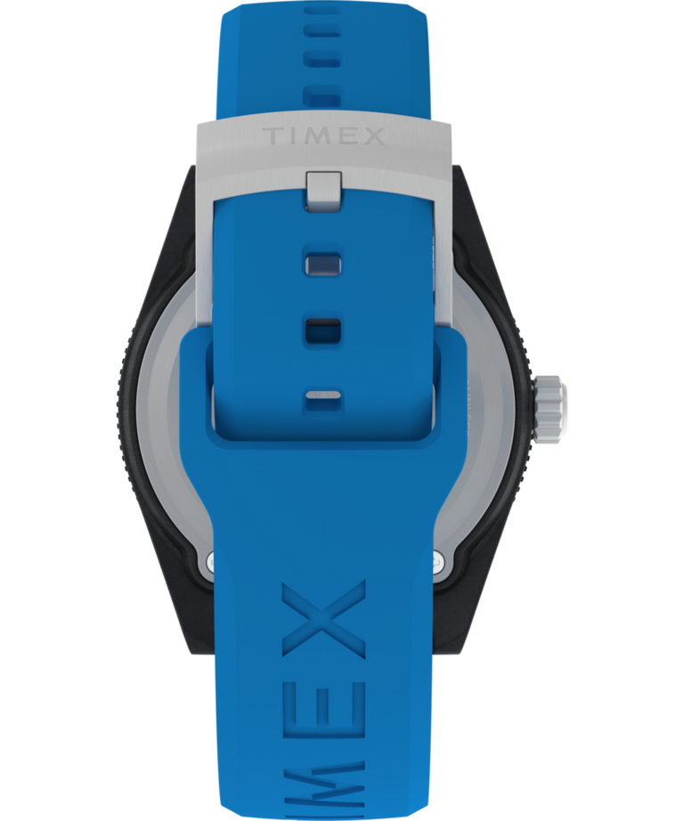 Timex Deepwater Reef 200 XCF 43mm Blue Rubber Strap Watch TW2Y02500
