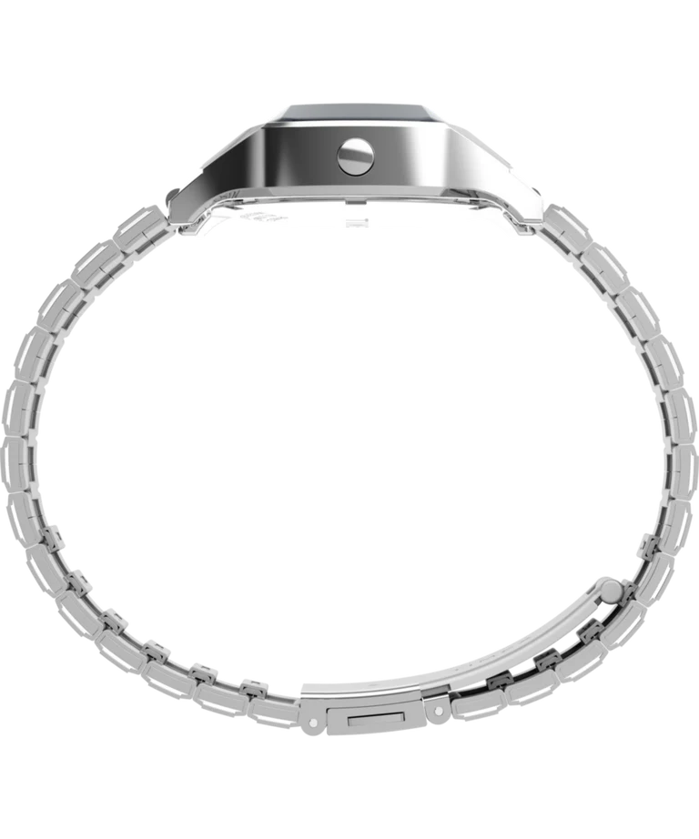 Q Timex® 1975 SSQ Digital Reissue Stainless Steel TW2Y06100