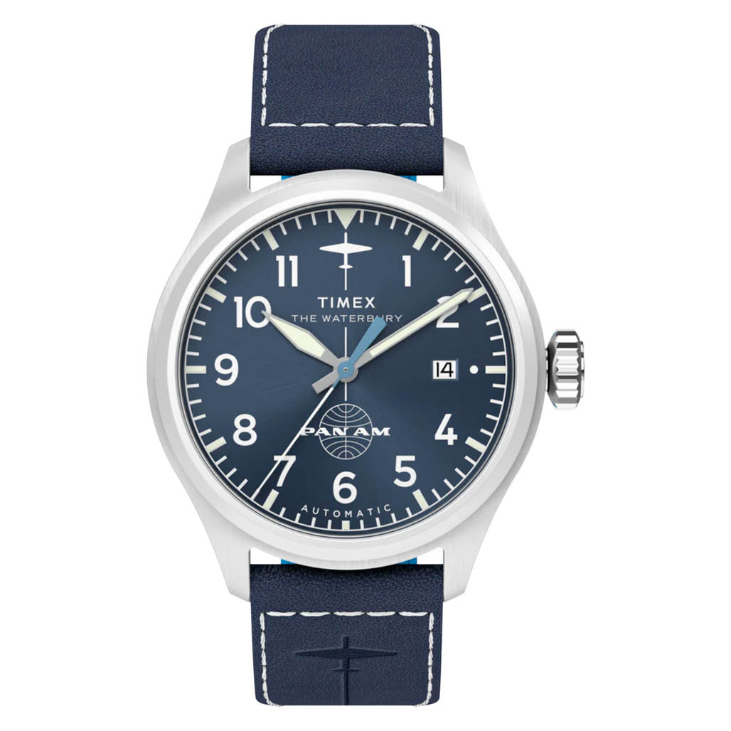 Timex x Pan Am Waterbury Automatic Men's Watch TW2Y38800 - Front view