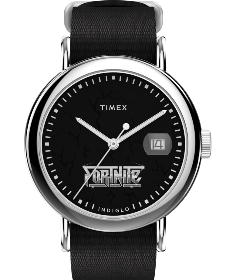 Timex x Fortnite Weekender Black Fabric Band and Dial TW2Y46400