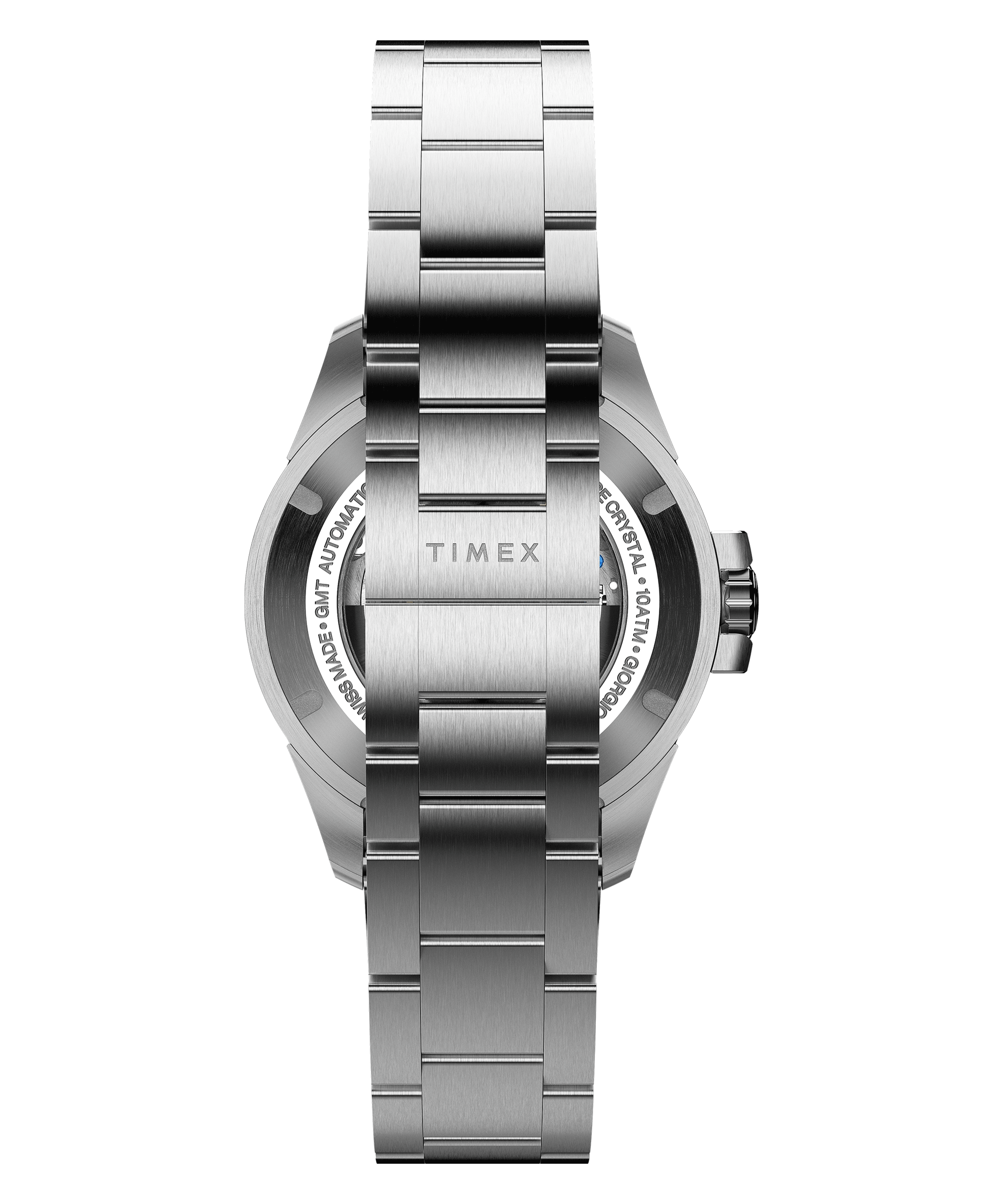 Timex Atelier Swiss Automatic GMT M1A Stainless Steel Men's Watch TW2Y72300