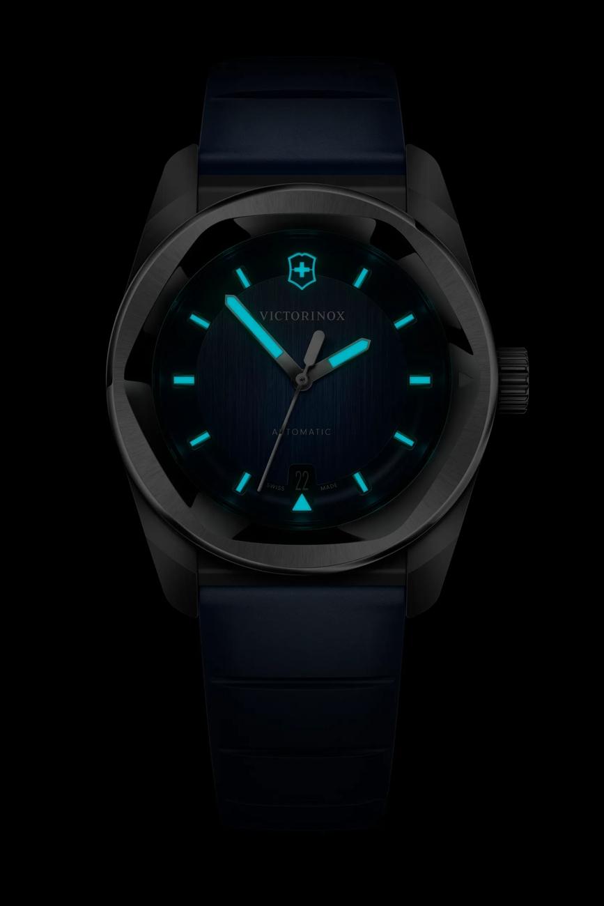 Victorinox Concept One Automatic 39mm Blue Rubber and Dial Watch 242056
