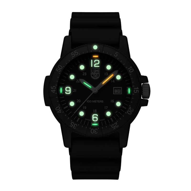 Luminox Sea Bass Carbonox Black Rubber Strap Watch X2.2001