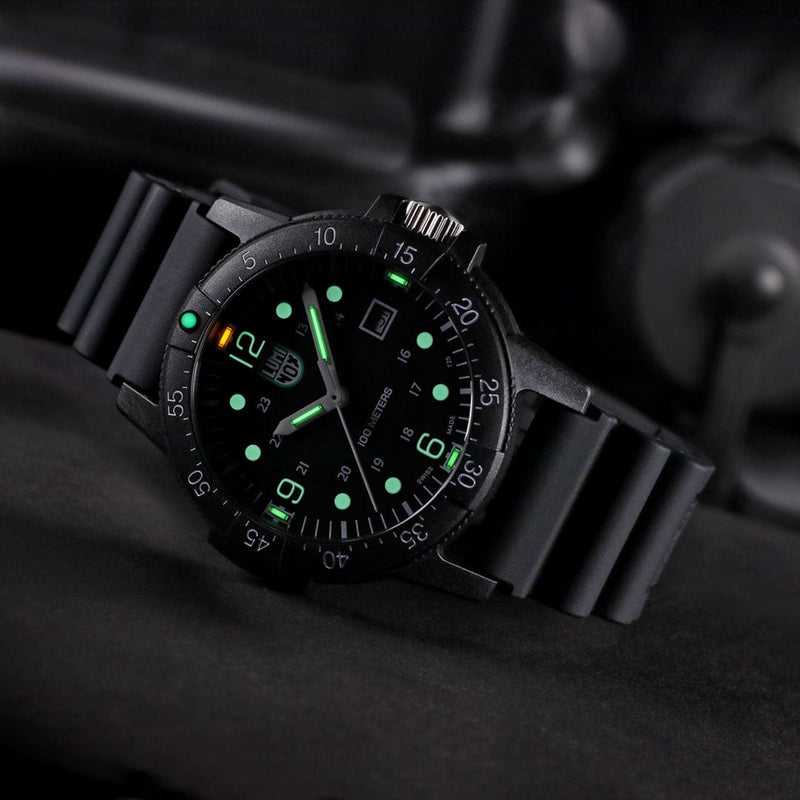 Luminox Sea Bass Carbonox Black Rubber Strap Watch X2.2001