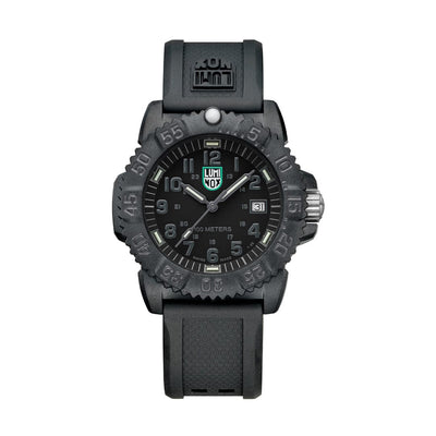 Luminox Sea Lion Carbonox Black Dial Black Rubber Strap Watch X2.2072