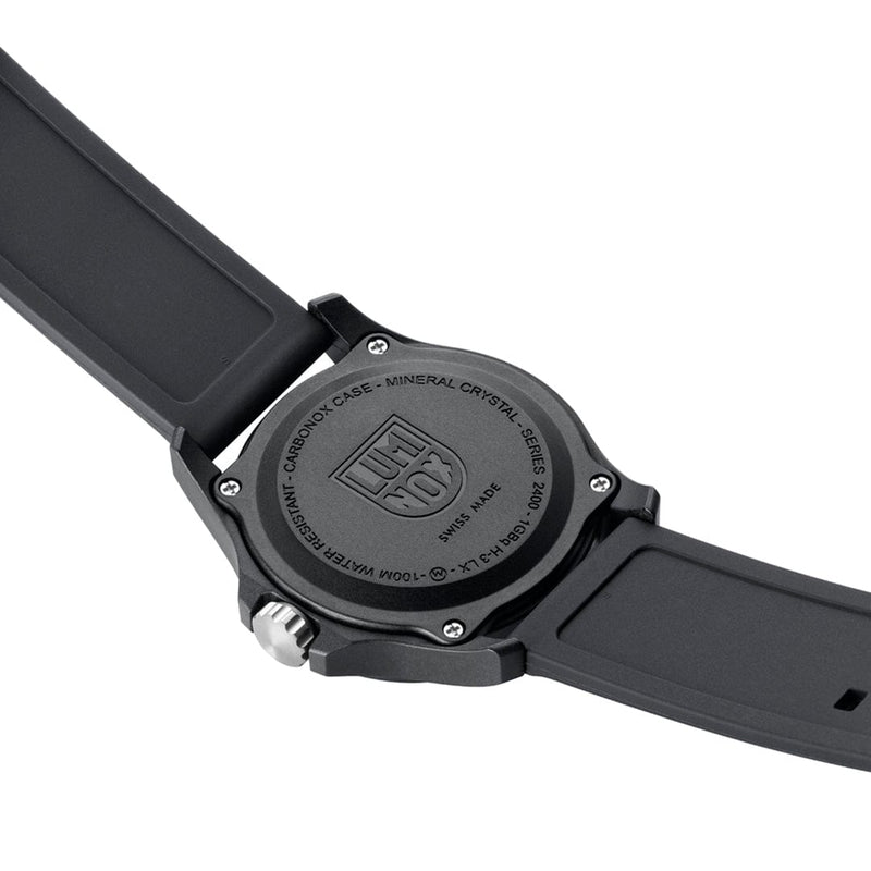 Luminox Patagonia Carbonox Black Dial Black Rubber Strap Watch X2.2401