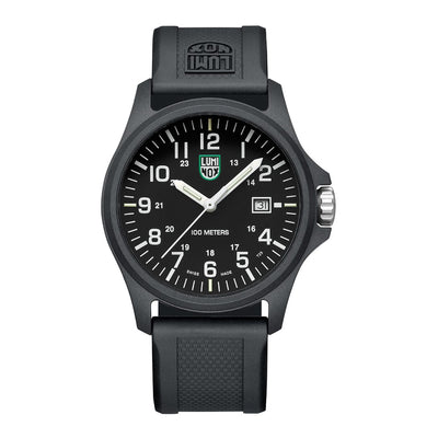 Luminox Patagonia Carbonox Black Dial Black Rubber Strap Watch X2.2401
