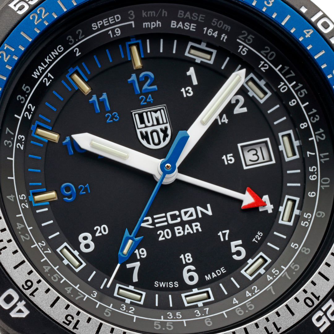 Luminox Recon Black Dial Rubber Strap Watch XL.8833