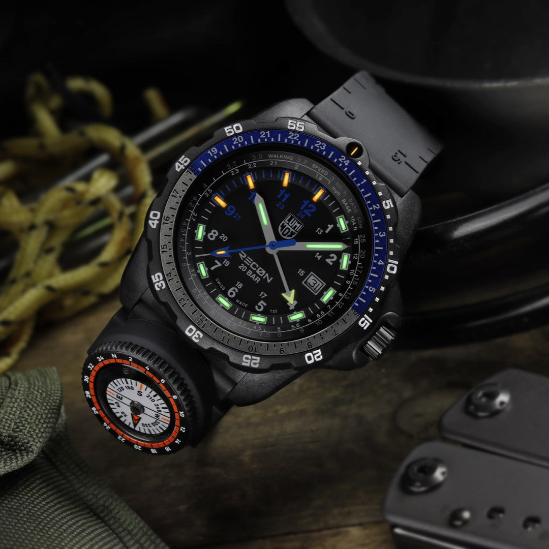 Luminox Recon Black Dial Rubber Strap Watch XL.8833